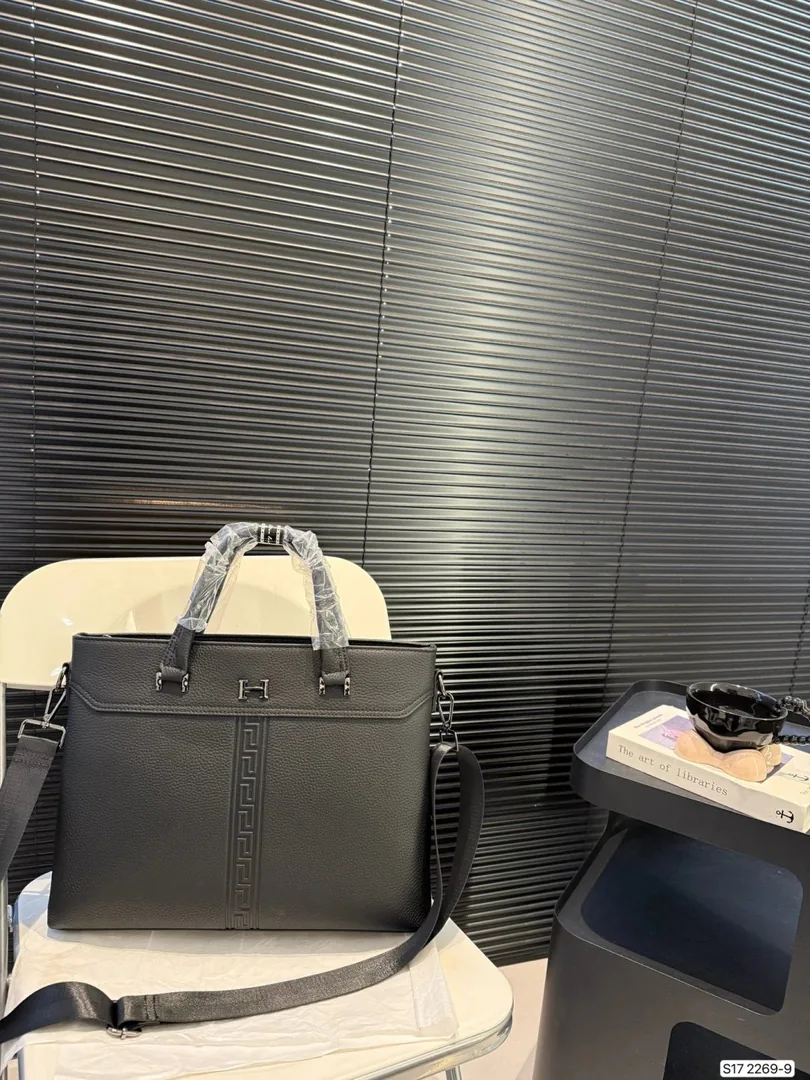 Hermes Mens Leather Briefcase — photo 5