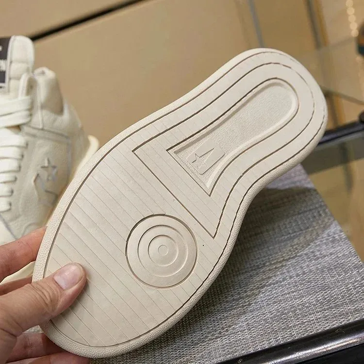 Cream Lace-Up Everyday Trainers — Photo 5
