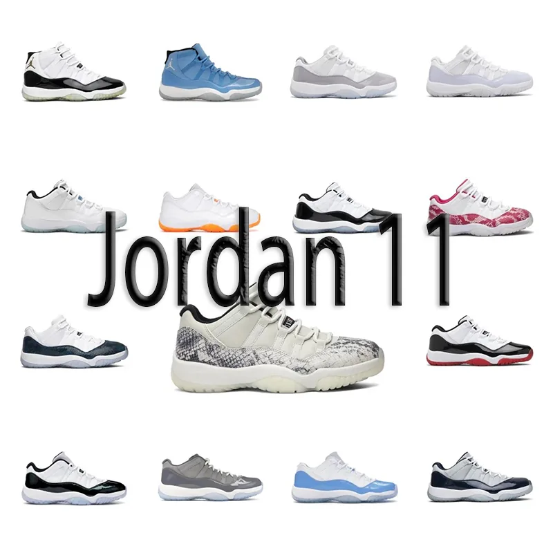Jordan 11 Black Low-Top Sneakers