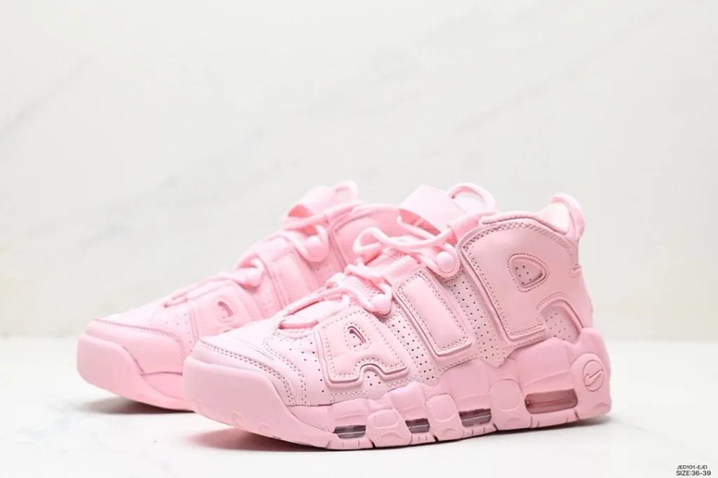 Nike Air More Uptempo Sakura Pink Sneakers — Photo 11