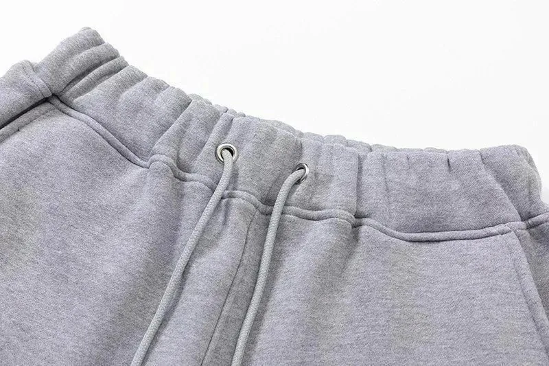 Letter Embroidered Hoodie Set — Photo 11