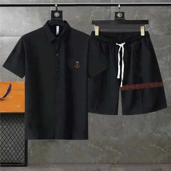 Prada Triangle Logo Shirt Shorts Set — QC