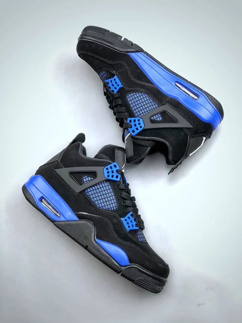 Air Jordan 4 Black Military Blue — photo 9