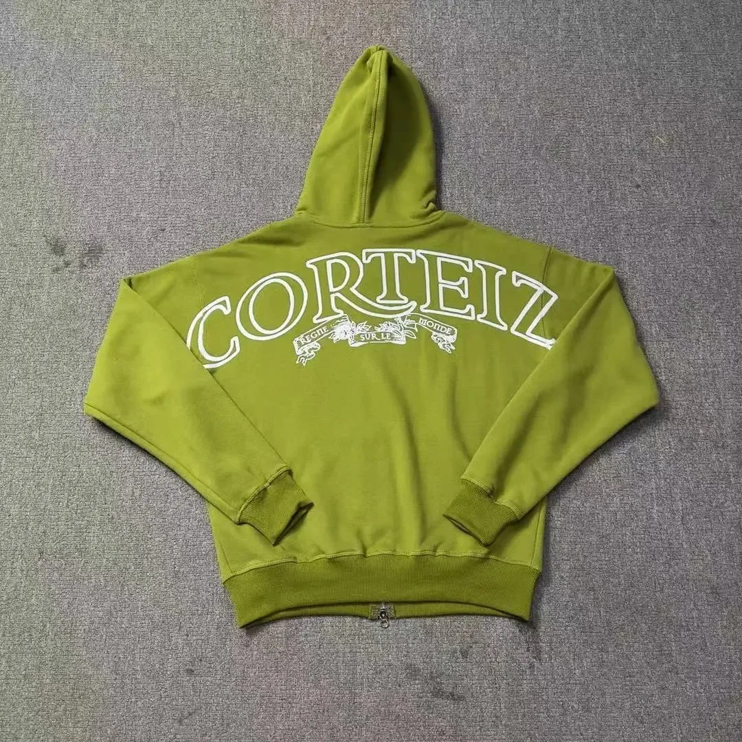 Printed Zip Hoodie Sweatpants Set