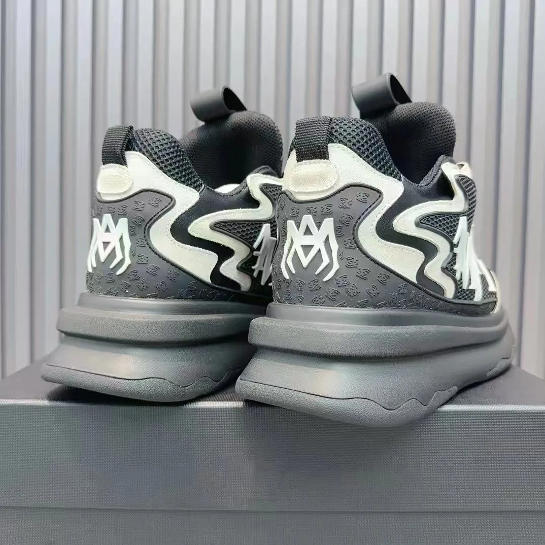 Alexander McQueen Oversized Sneaker Green White Bone-Sole Sneakers — QC