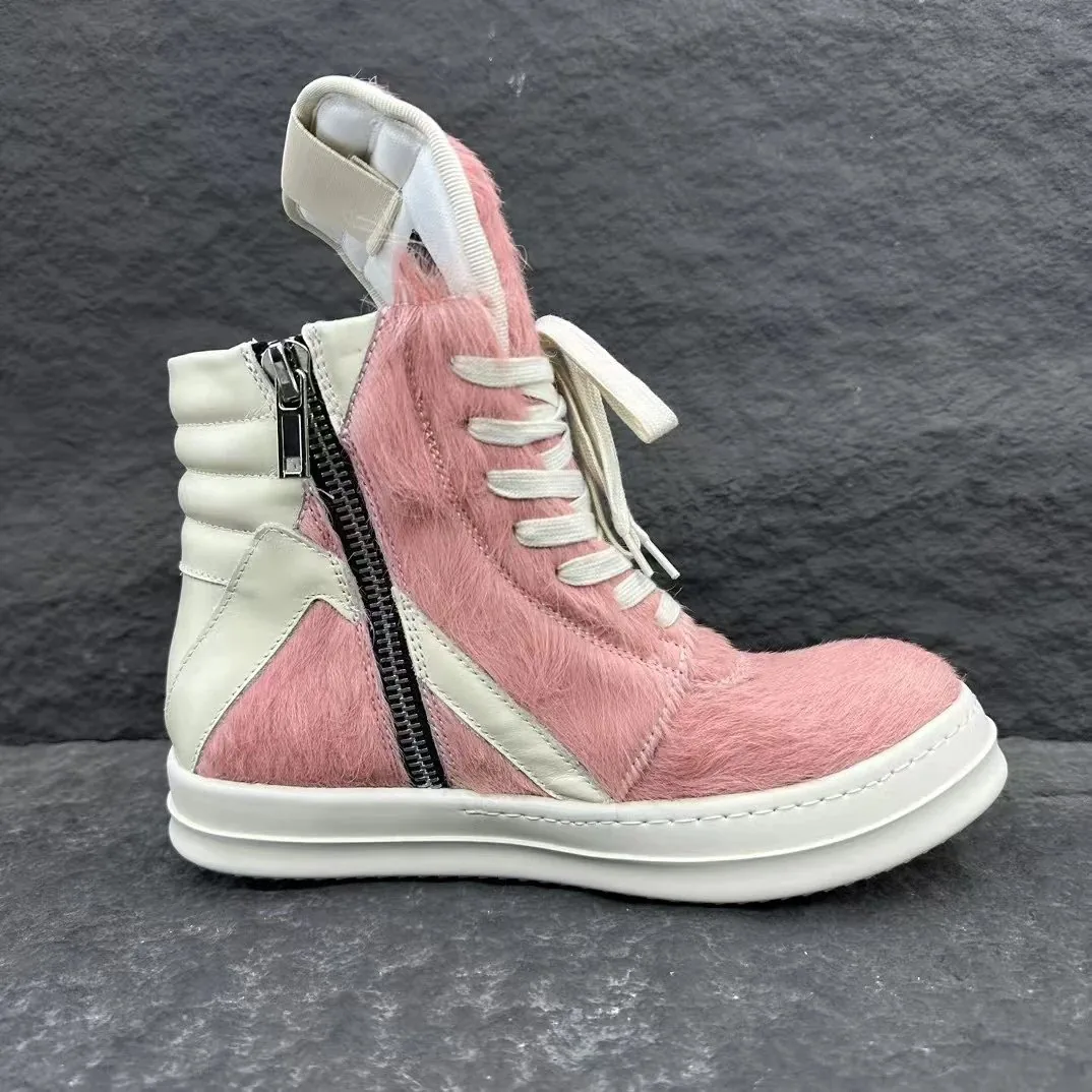 Rick Owens Ramones High-Top Fabled Pony — Photo 4
