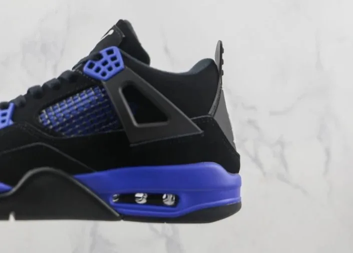 Air Jordan 4 Black Military Blue — photo 11