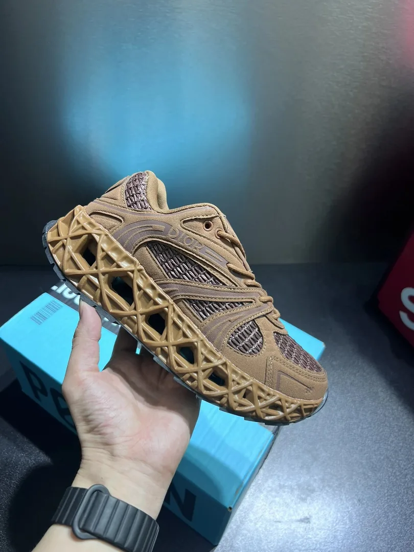 Dior B35 Capsule Cutout Mesh Sneakers — QC
