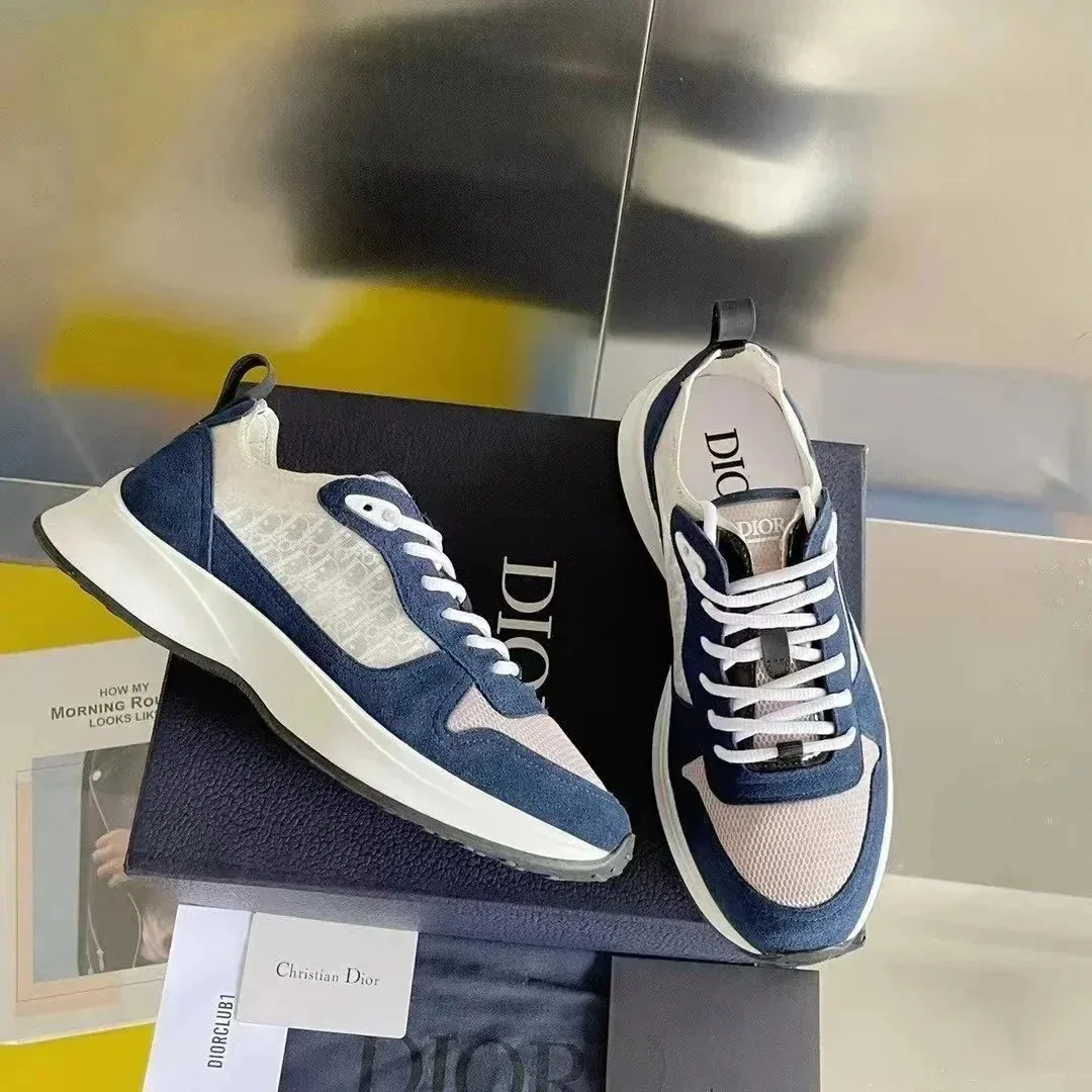 Dior B27 Black White Skate Shoes — QC