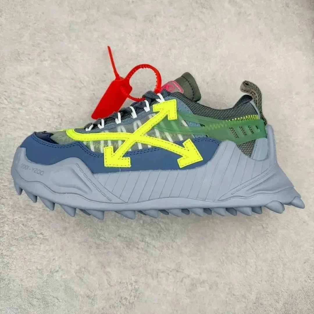 Off-White Odsy-1000 White Lace-Up Platform Runners — Photo 3