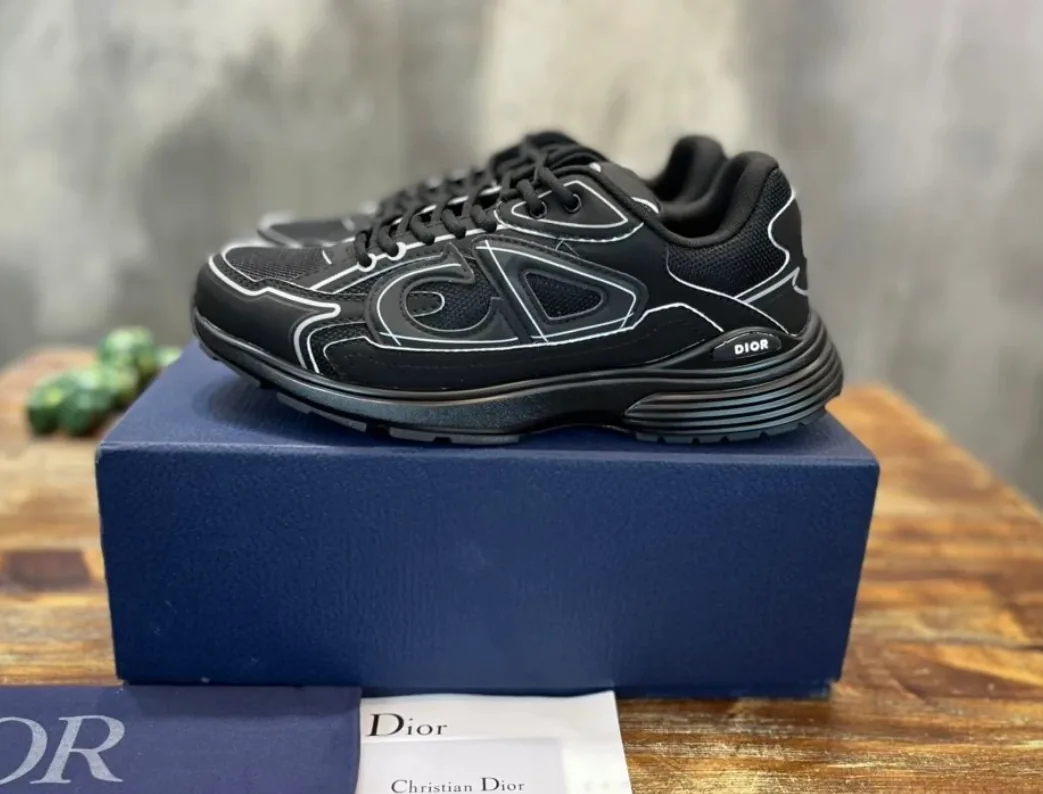 Dior B30 Navy Sneakers — Photo 8
