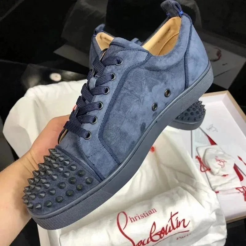 Christian Louboutin Black Low-Top Sneakers — QC