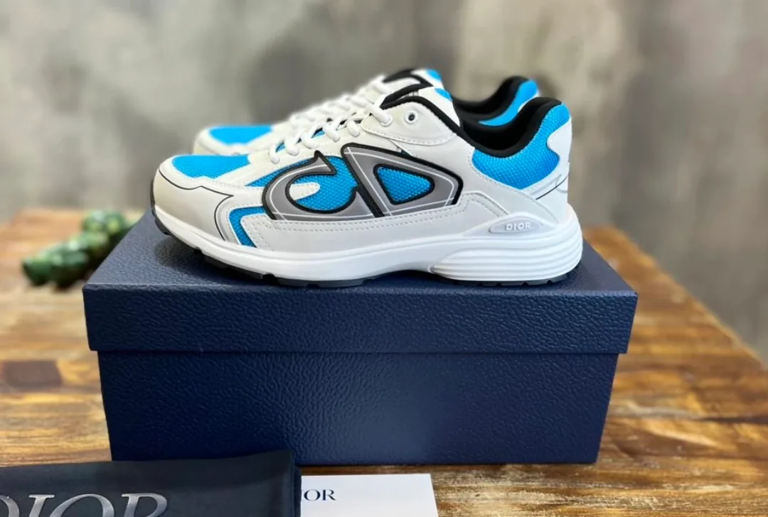 Dior B30 Navy Sneakers — Photo 6