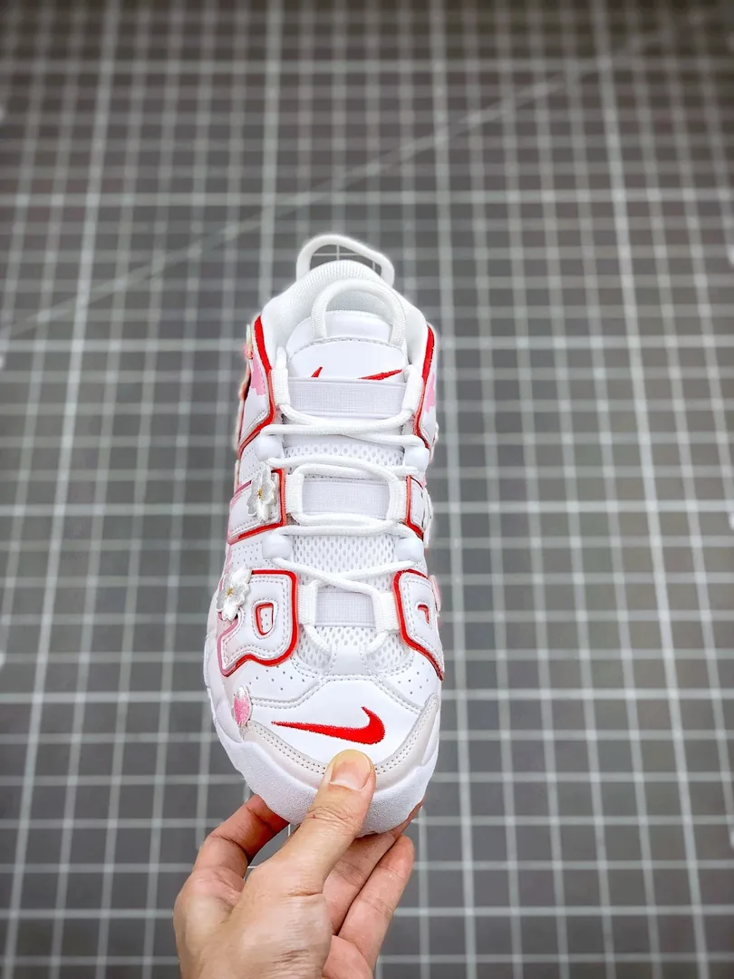 Nike Air More Uptempo Sakura Pink Sneakers — Photo 2