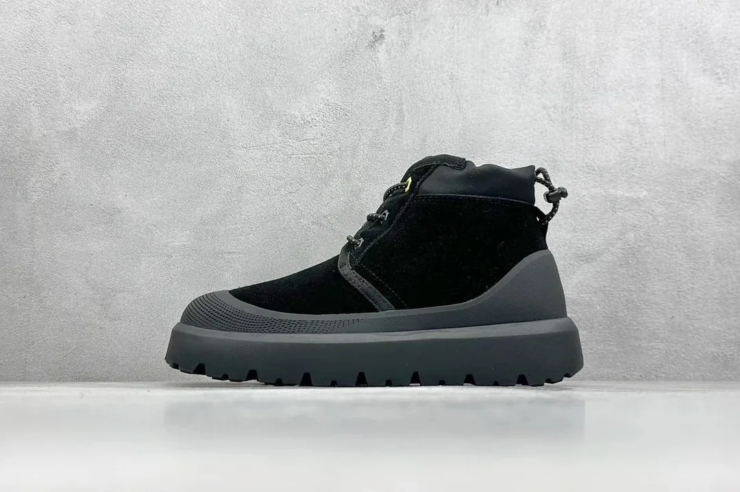 UGG Tasman Weather Hybrid Beige Shearling Waterproof Snow Boots — Photo 8