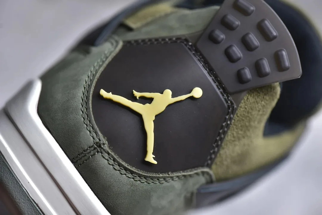 Air Jordan 4 Olive Canvas — Photo 12