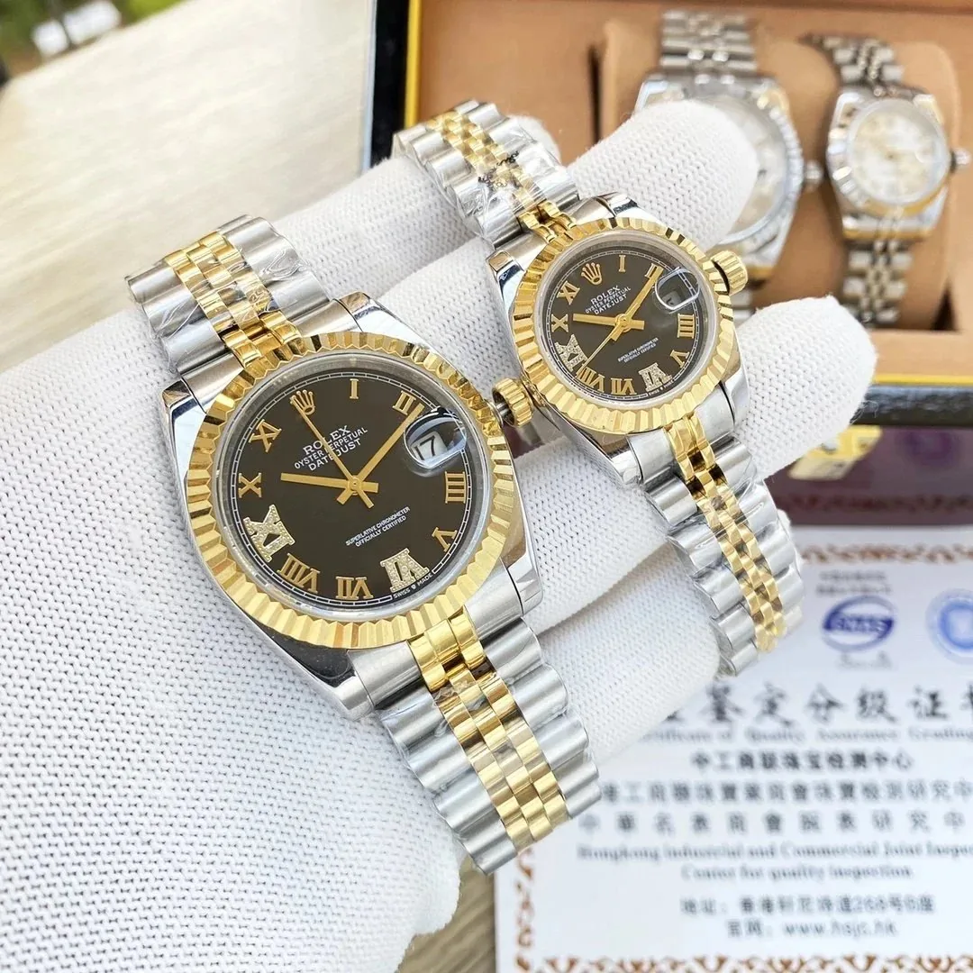 Rolex Datejust Pink Dial Watch — QC