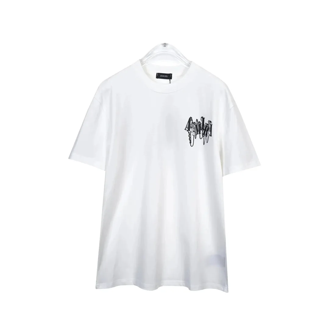 Amiri Paint Drip Logo T-Shirt — Photo 4