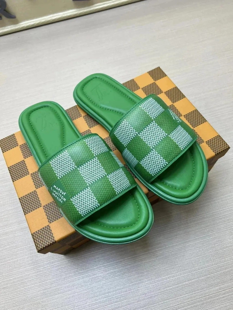 Leather Slides — QC