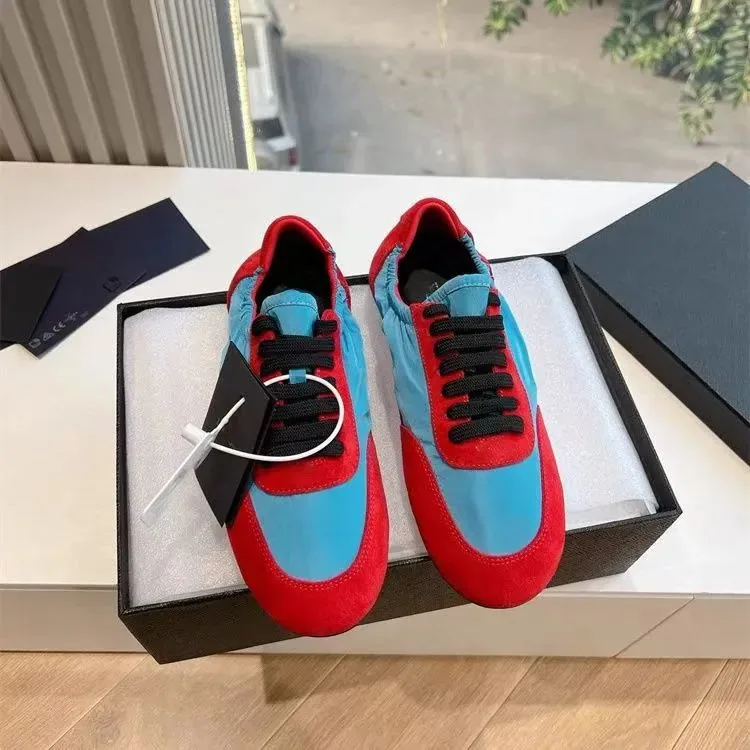 White Mesh Platform Trainers — QC