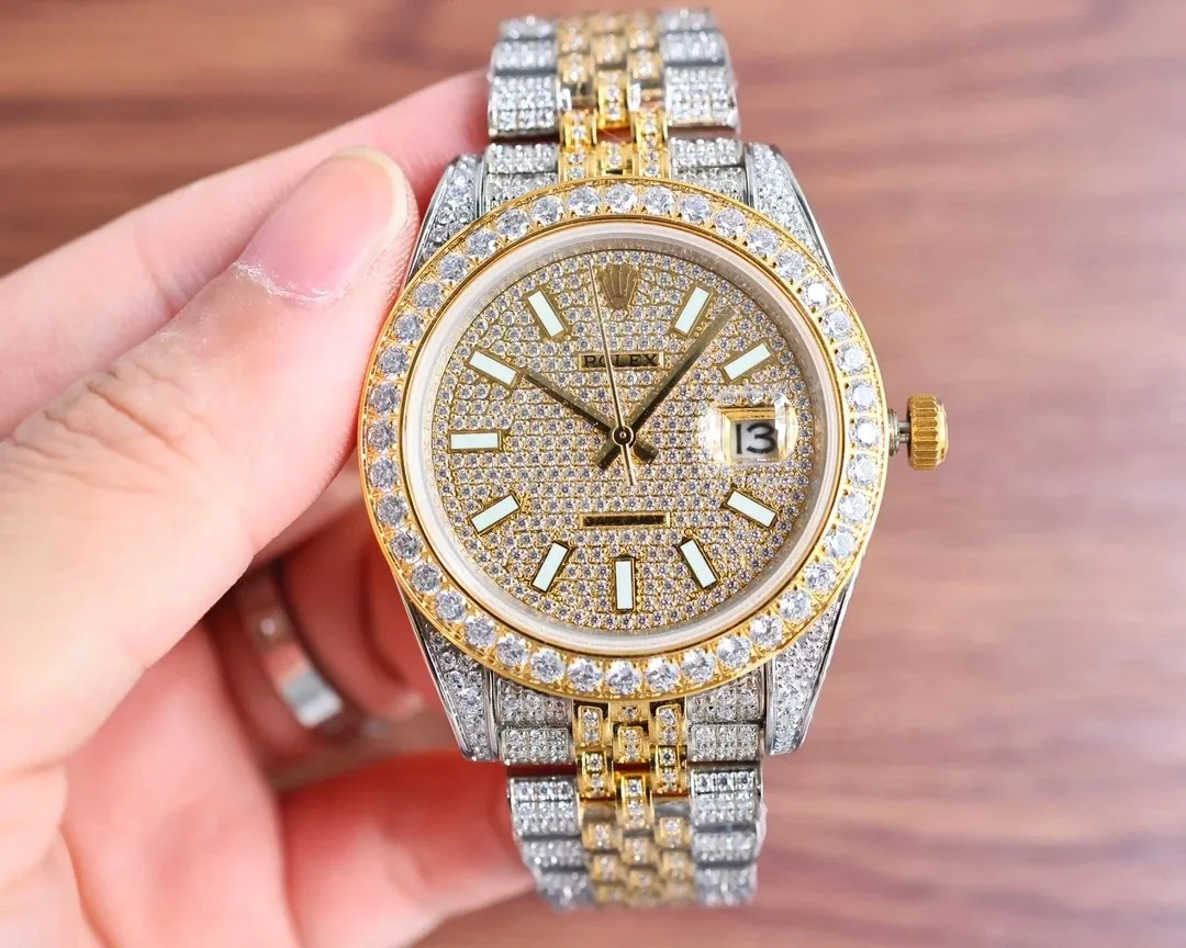 Full Diamond Custom Watch — QC