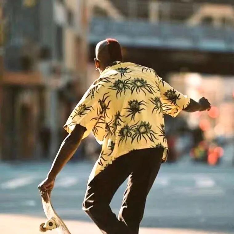 Celine Hawaii Palm Print Shirt — photo 5