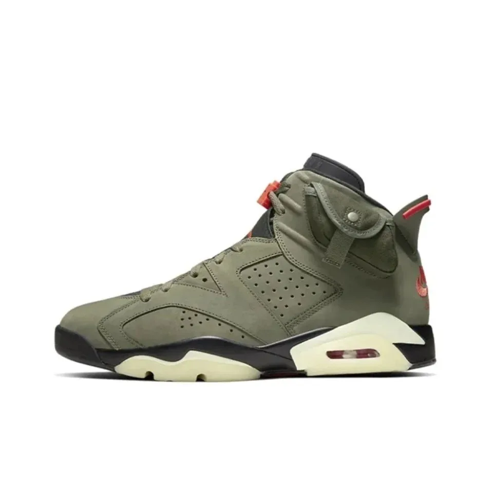 Air Jordan 6 Brown Sneakers — Photo 10