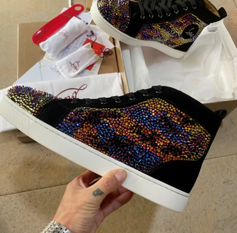 Christian Louboutin Louis High-Top Black High-Tops — Photo 10