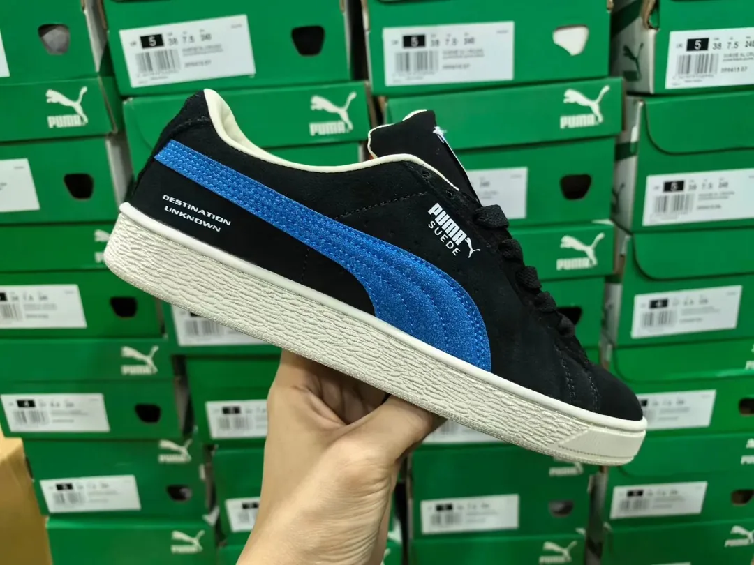 Puma Suede Classic Closed-Toe Leather Shoes — Photo 4