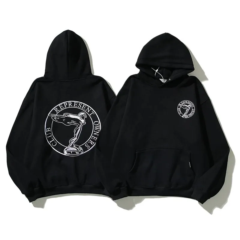 Vintage High Street Racing Hooded Hoodie — Photo 7