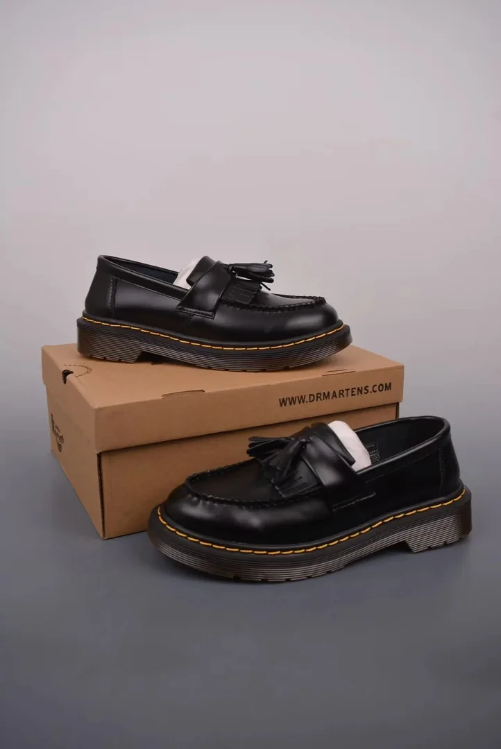 Dr. Martens Adrian Dr. Black Tassel Loafers — Photo 8