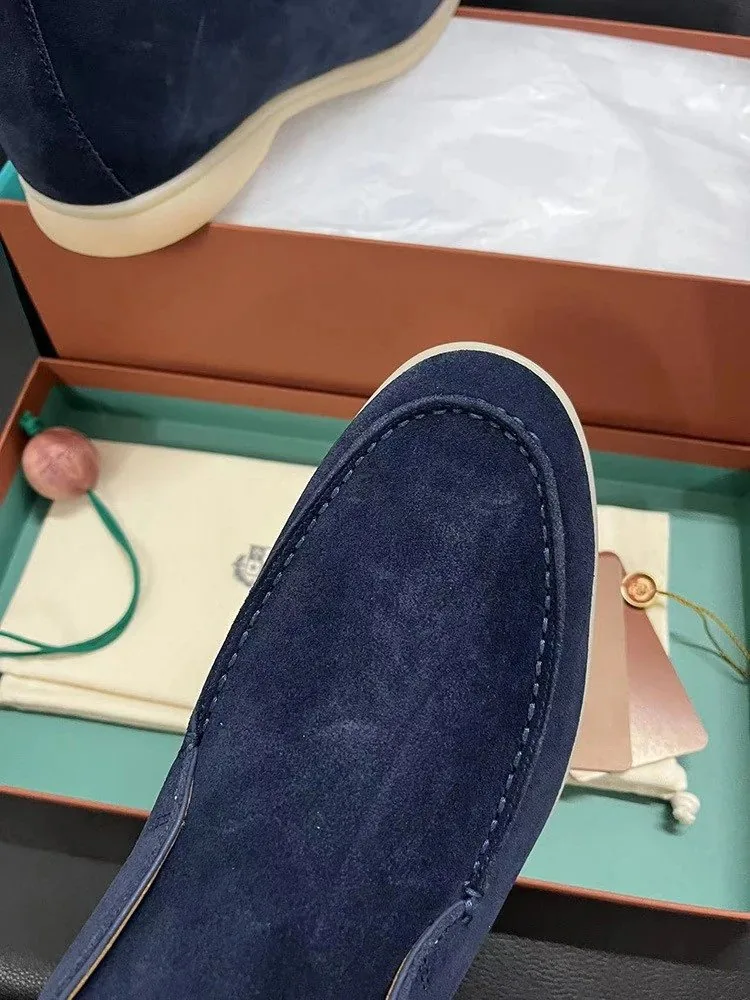 Loro Piana Open Walk Leather Sneakers — QC