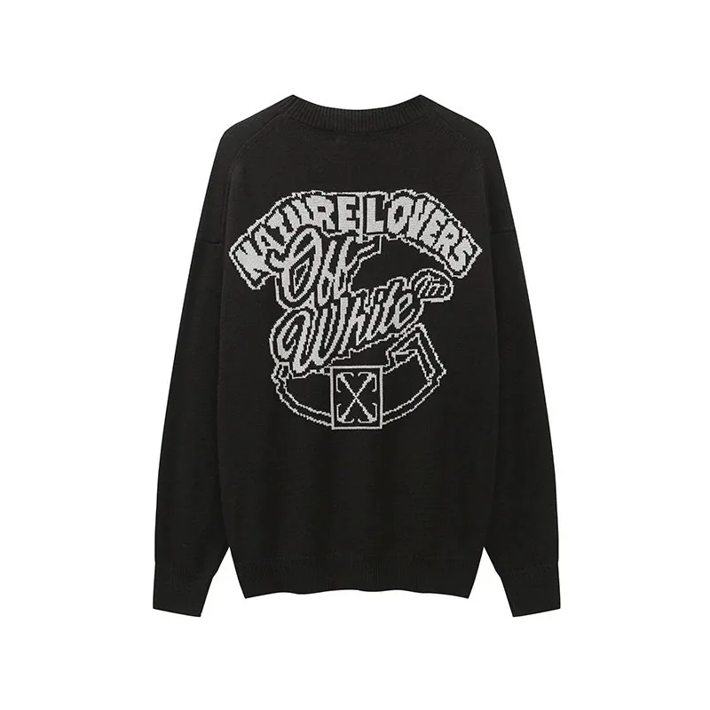 Off-White Knit Sweater — Zdjęcie 5
