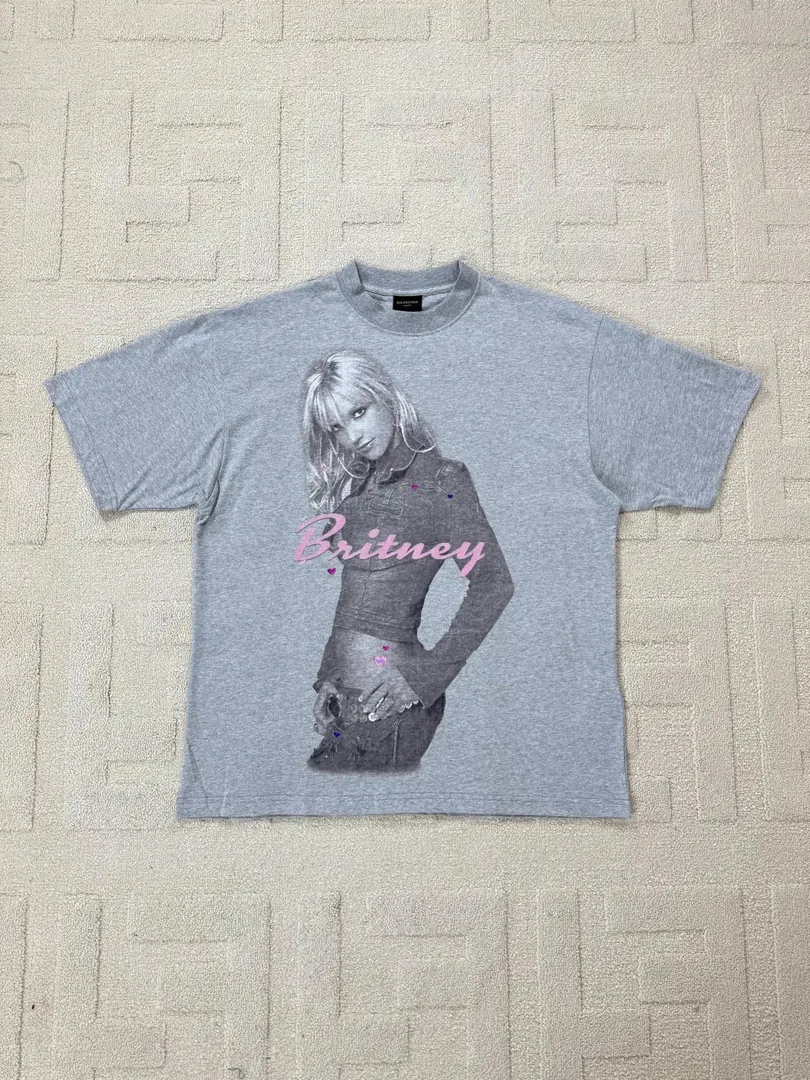 Cotton Portrait Graphic T-Shirt — photo 2
