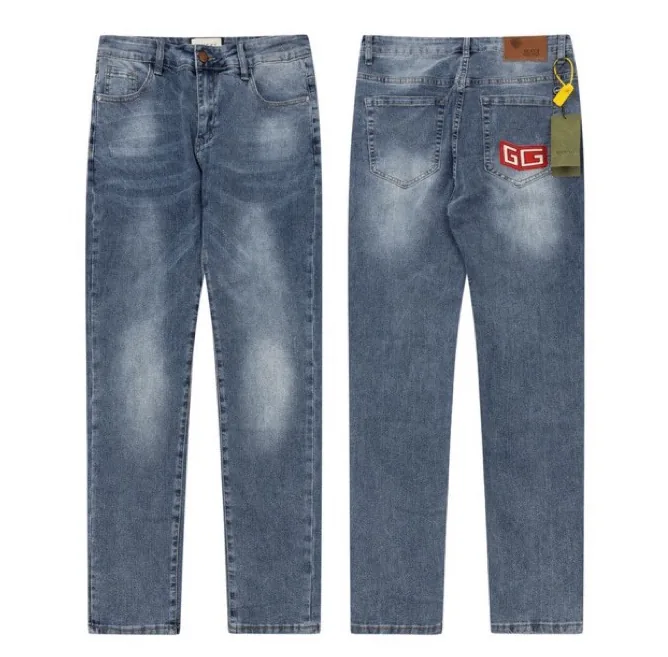 Print Denim Jeans — photo 3