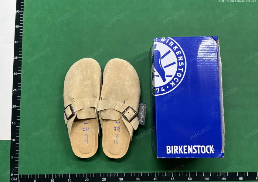 Boston Suede Leather Clog Slides — QC
