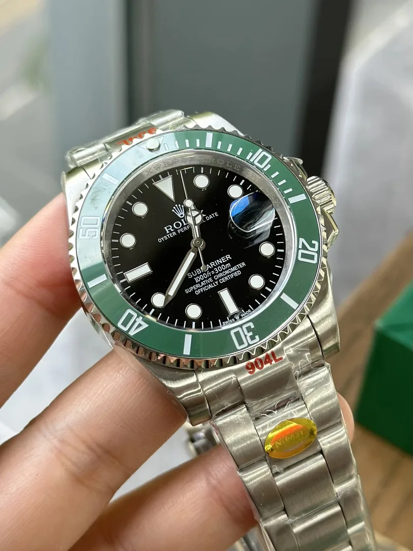 Rolex Submariner Green Bezel Watch