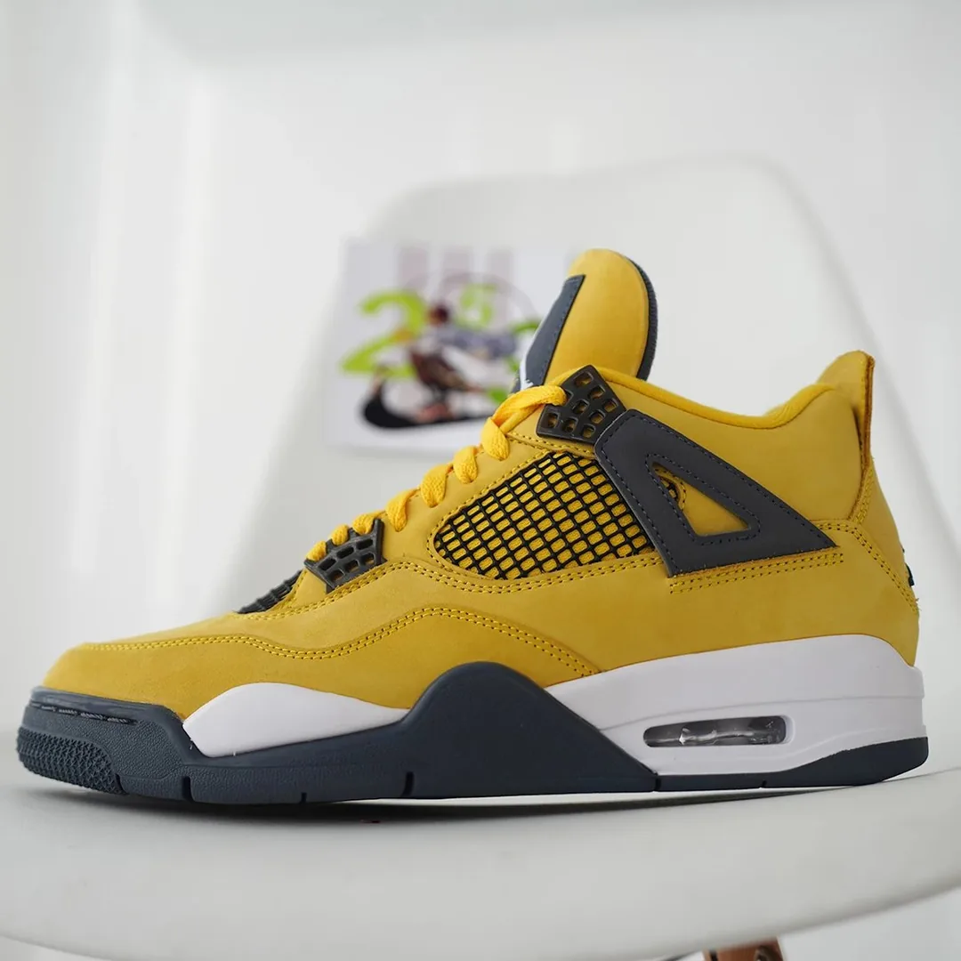 Jordan 4 Grey Basic Trainers — QC