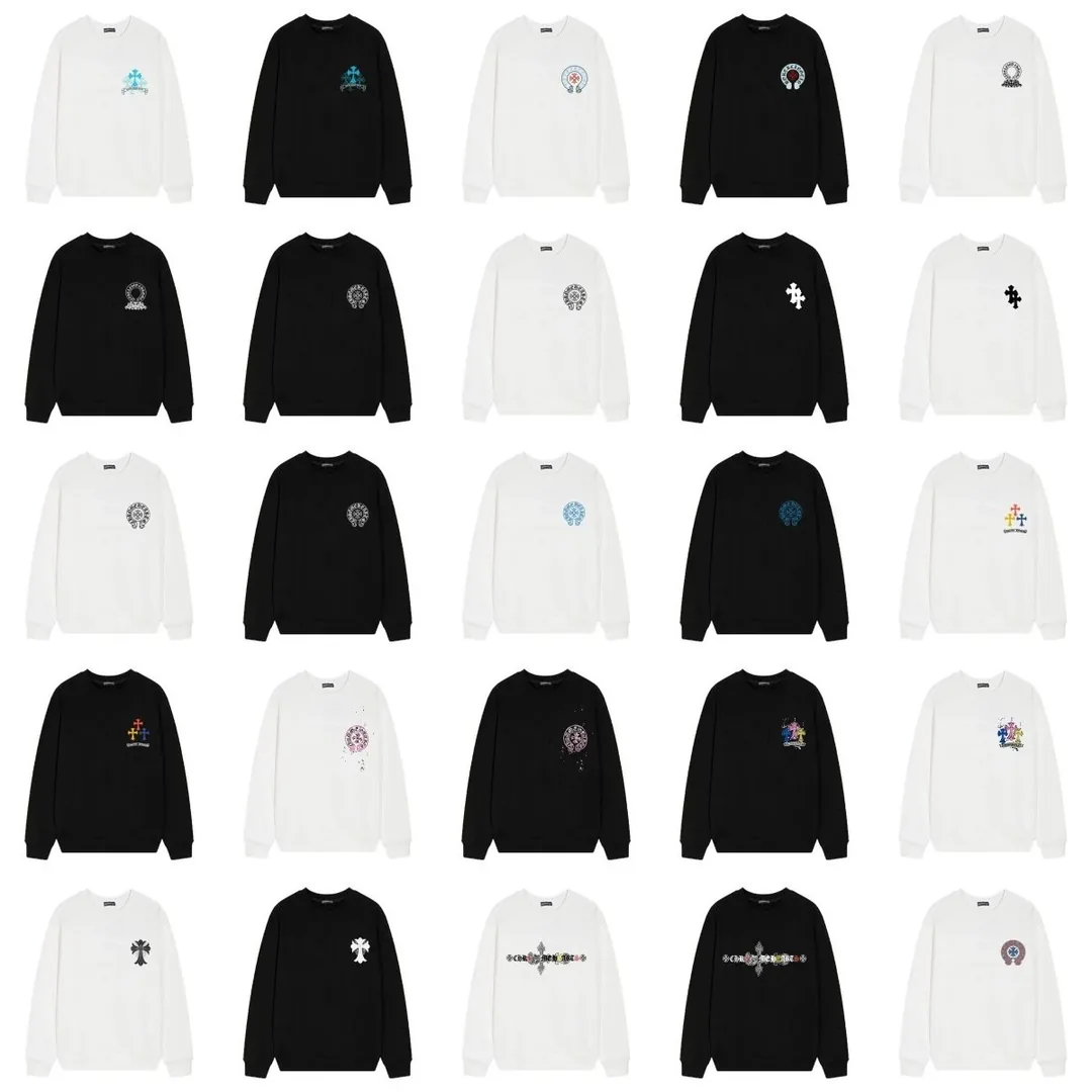 Cross Print Crewneck Sweatshirt — Photo 3