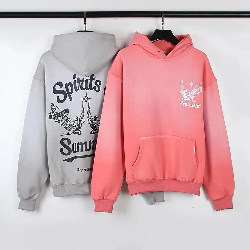 Vintage High Street Racing Hooded Hoodie — Photo 2
