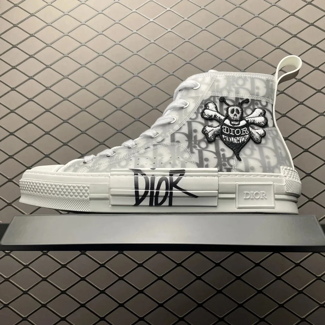 Dior B23 White B-23 Low-Top Sneakers — QC