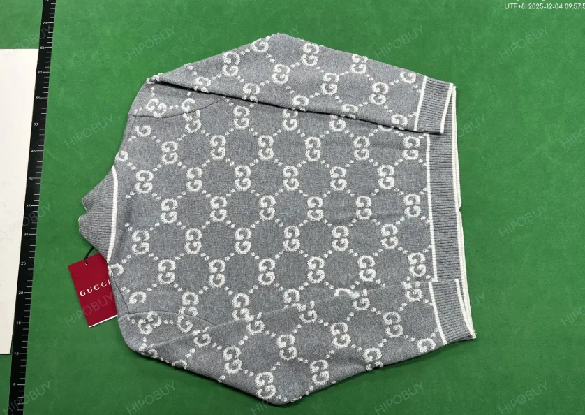 Jacquard Cotton Sweater — Photo 12