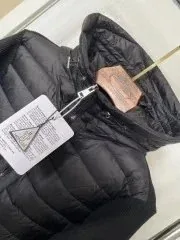 Knit Panel Padded Jacket — QC
