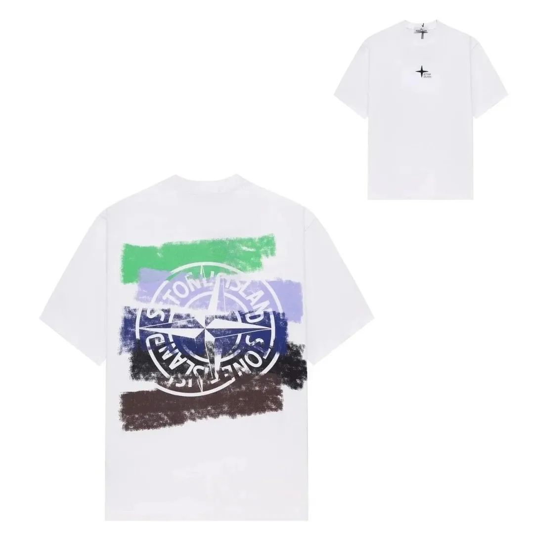 Stone Island Compass Print T-Shirt — Photo 9