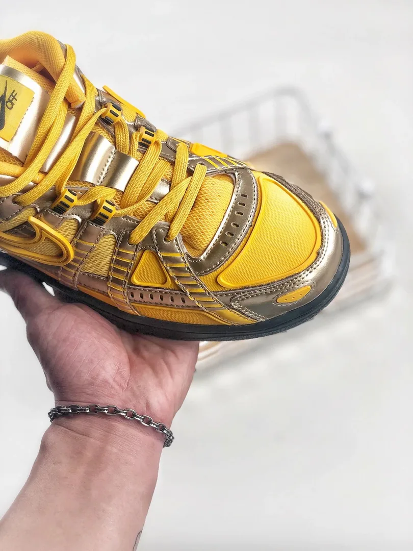Nike Rubber Dunk (Off-White) Beige Sole Low-Top Sneakers — Photo 14