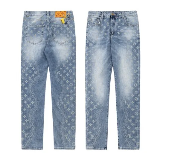 Print Denim Jeans — photo 5