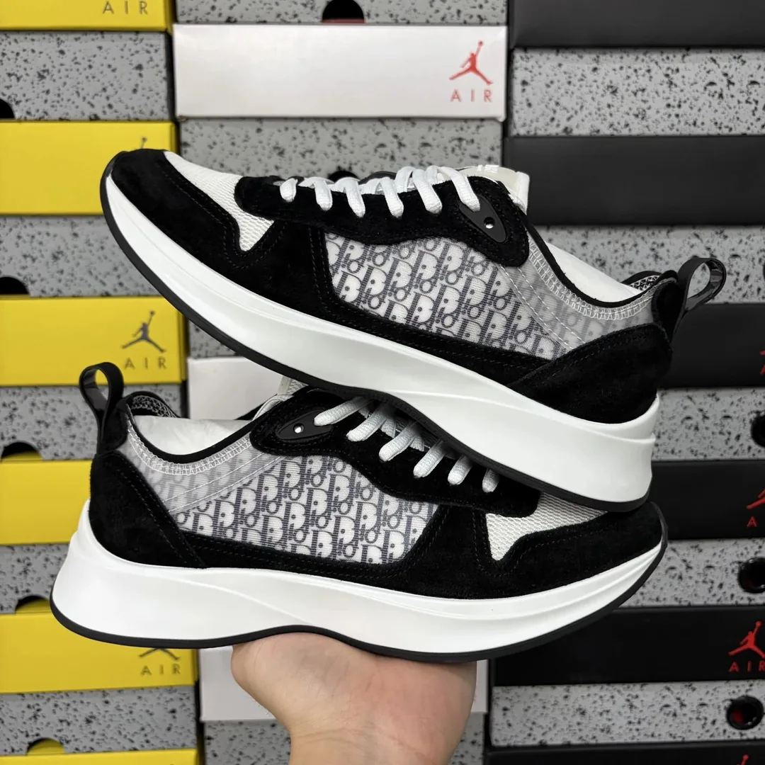 Dior B25 White Black Runners — Photo 6