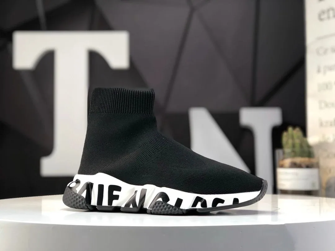 Balenciaga Speed Trainer Runner Black Sock Shoes — photo 7