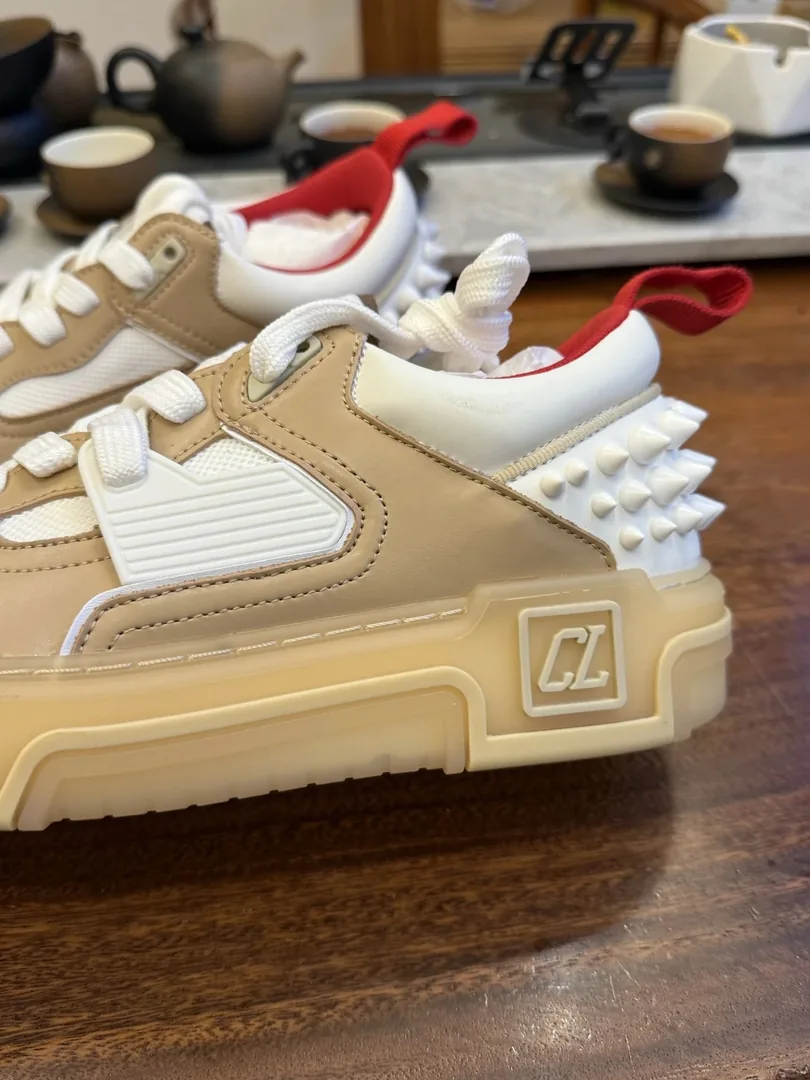 Christian Louboutin Astroloubi Grey High-Top Sneakers — Photo 10