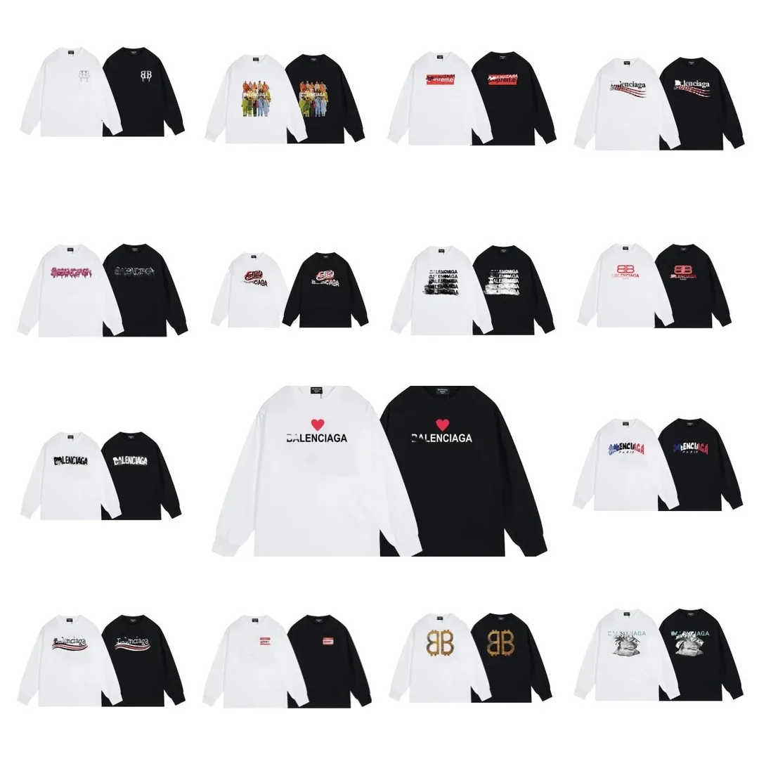 Balenciaga Distressed Graffiti Heavyweight Sweatshirt